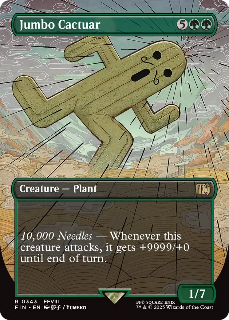 Jumbo Cactuar (Borderless) [Final Fantasy] 1