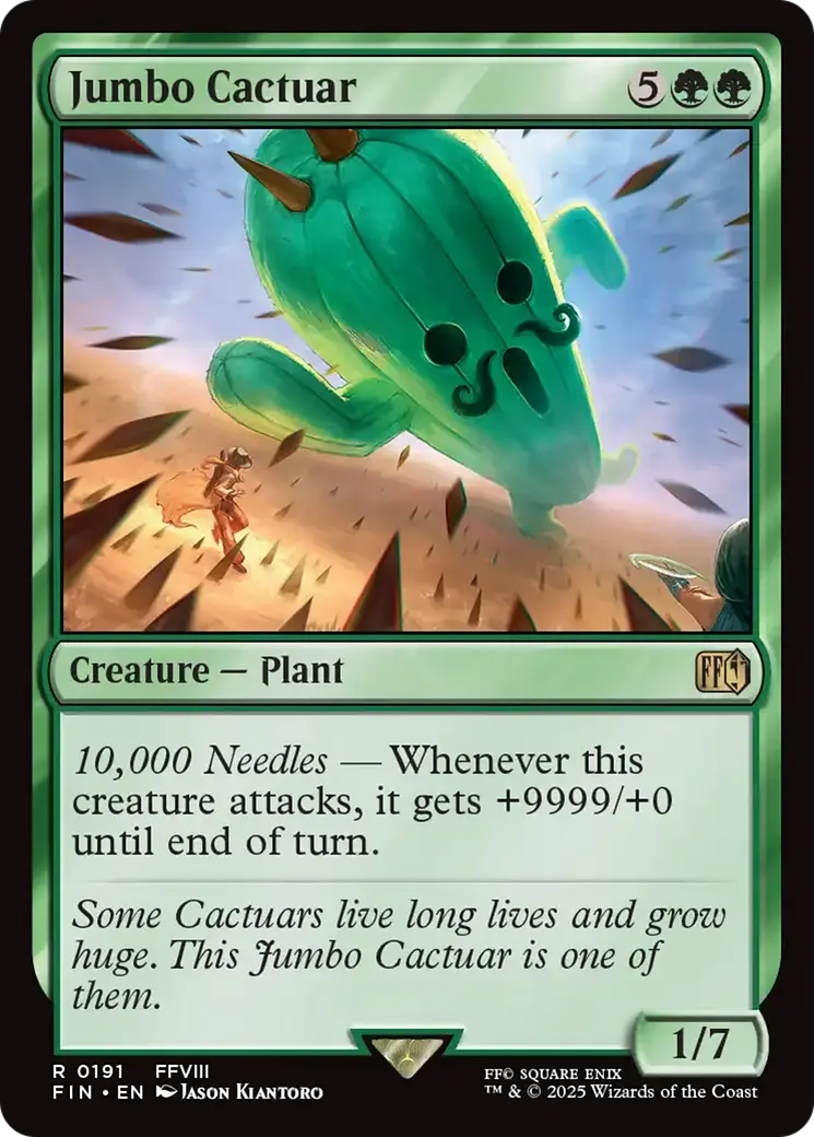 Jumbo Cactuar [Final Fantasy] 1