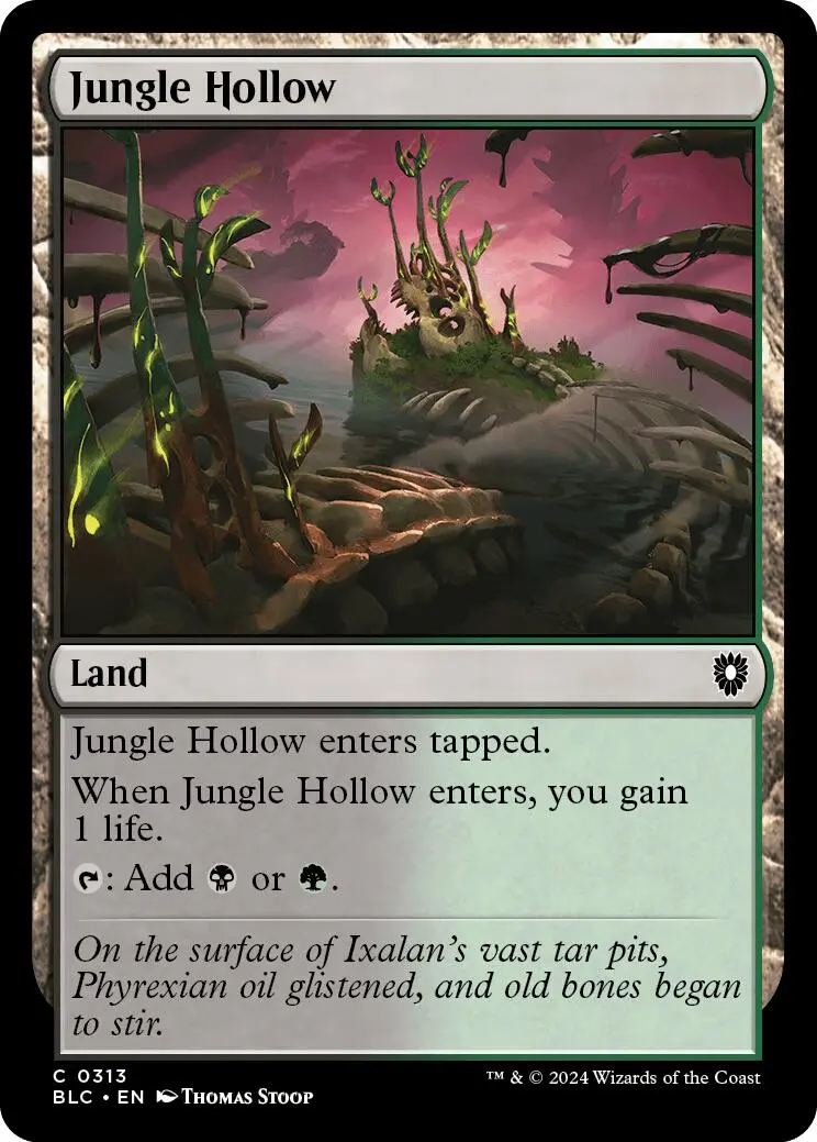 Jungle Hollow [Bloomburrow Commander] 1