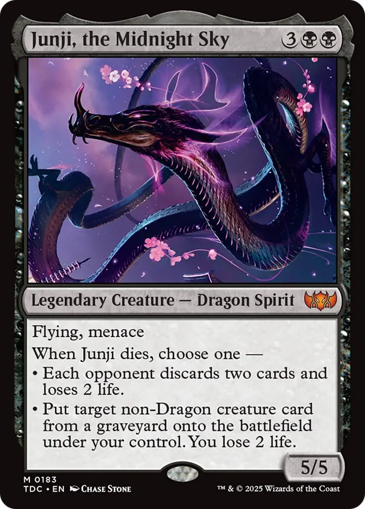 Junji, The Midnight Sky [Tarkir: Dragonstorm Commander] 1
