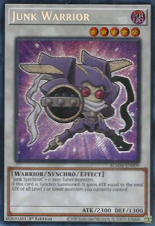 Junk Warrior [Blmm-En009] Secret Rare 1