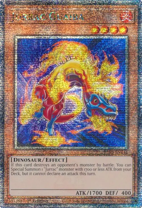Jurrac Guaiba (Quarter Century Secret Rare) [Ra03-En242] Quarter Century Secret Rare 1