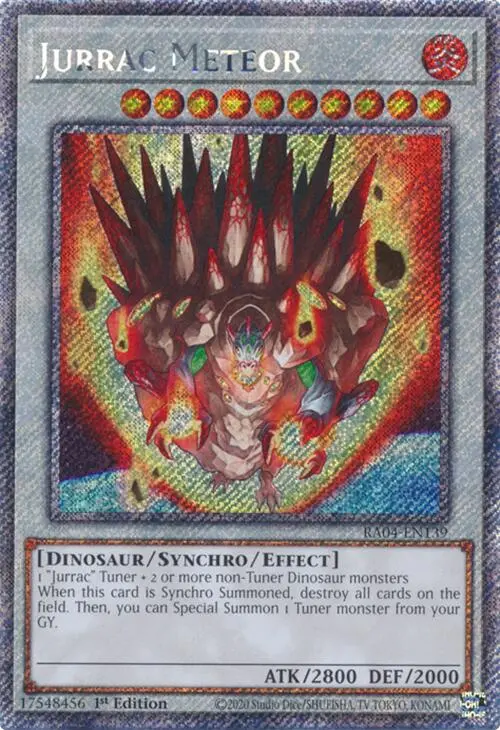 Jurrac Meteor [Ra04-En139] Platinum Secret Rare 1
