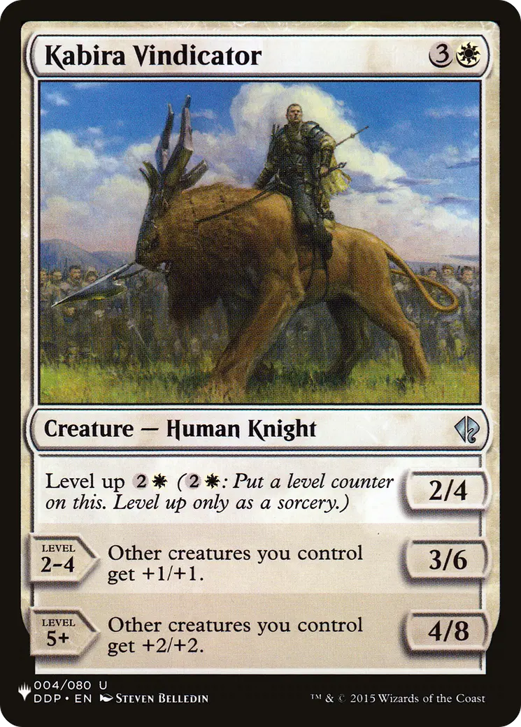 Kabira Vindicator [The List] 1
