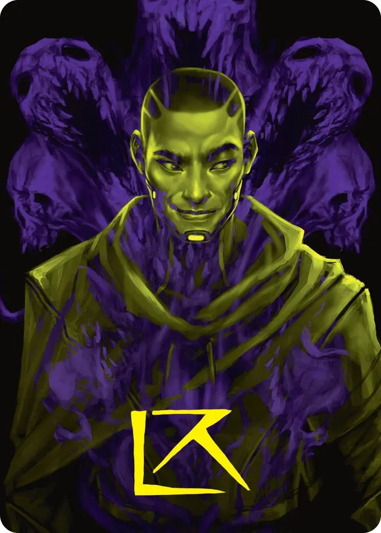 Kaito, Bane Of Nightmares Art Card (Gold-Stamped Signature) [Duskmourn: House Of Horror Art Series] 1