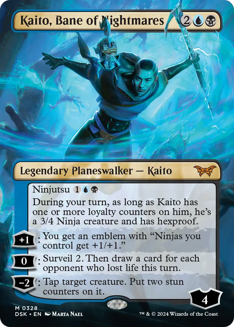 Kaito, Bane Of Nightmares (Borderless) [Duskmourn: House Of Horror] 1