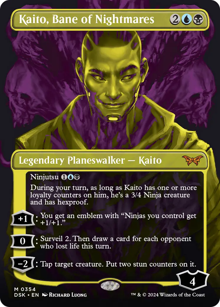 Kaito, Bane Of Nightmares (Showcase) [Duskmourn: House Of Horror] 1