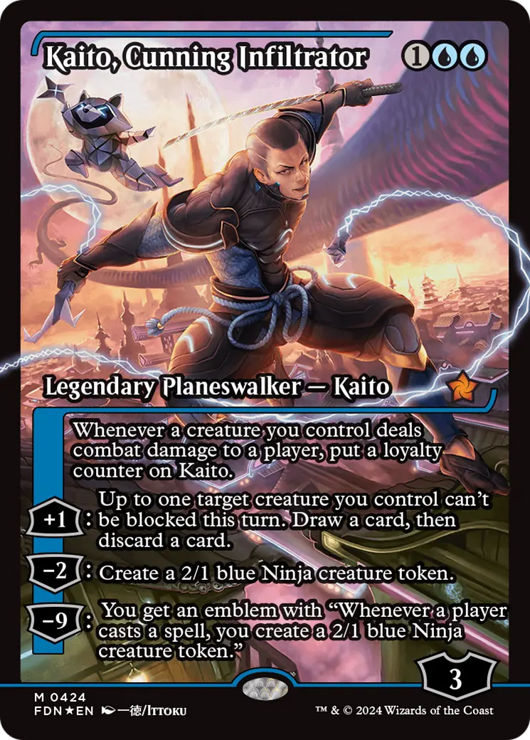 Kaito, Cunning Infiltrator (Showcase) [Foundations] 1