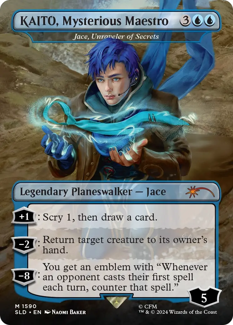 Kaito, Mysterious Maestro - Jace, Unraveler Of Secrets [Secret Lair Drop Series] 1