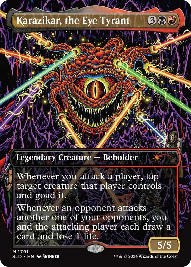 Karazikar, The Eye Tyrant (Rainbow Foil) [Secret Lair Drop Series] 1