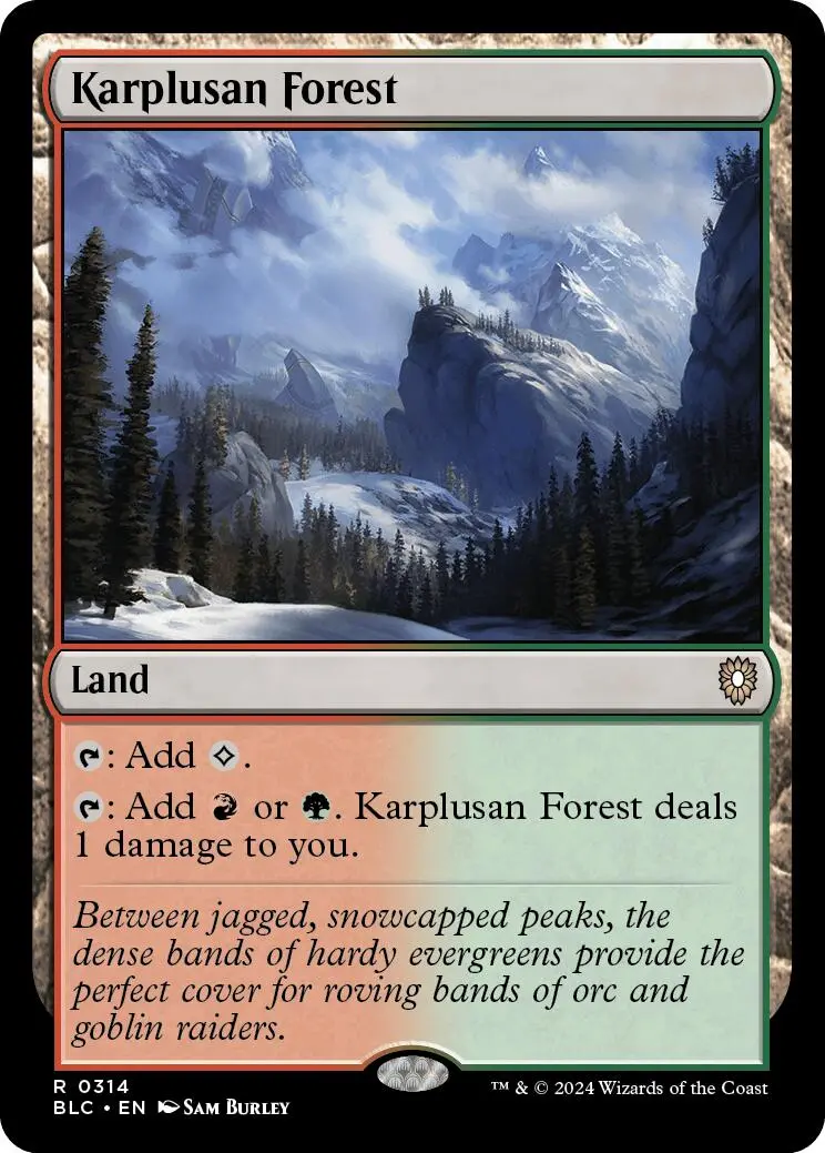 Karplusan Forest [Bloomburrow Commander] 1