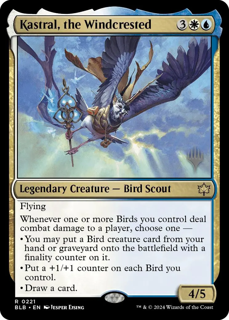 Kastral, The Windcrested (Promo Pack) [Bloomburrow Promos] 1