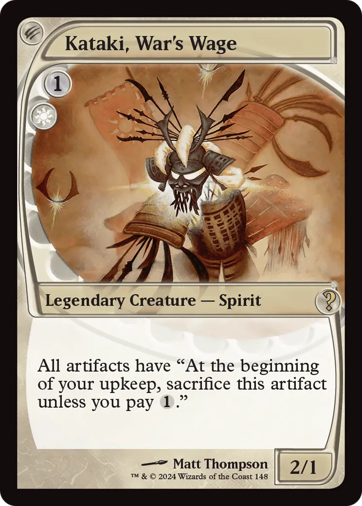 Kataki, War's Wage (Future Sight) [Mystery Booster 2] 1