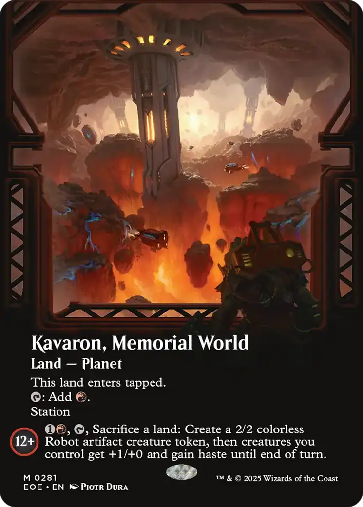 Kavaron, Memorial World (Borderless) [Edge Of Eternities] 1