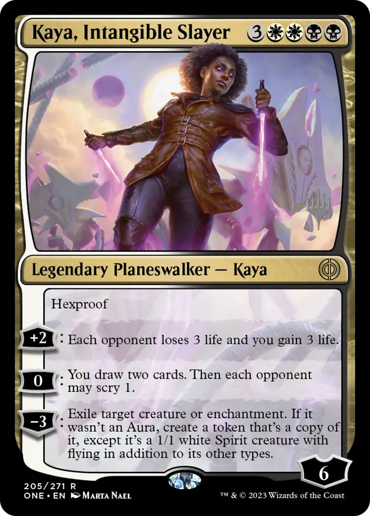 Kaya, Intangible Slayer (Promo Pack) [Phyrexia: All Will Be One Promos] 1