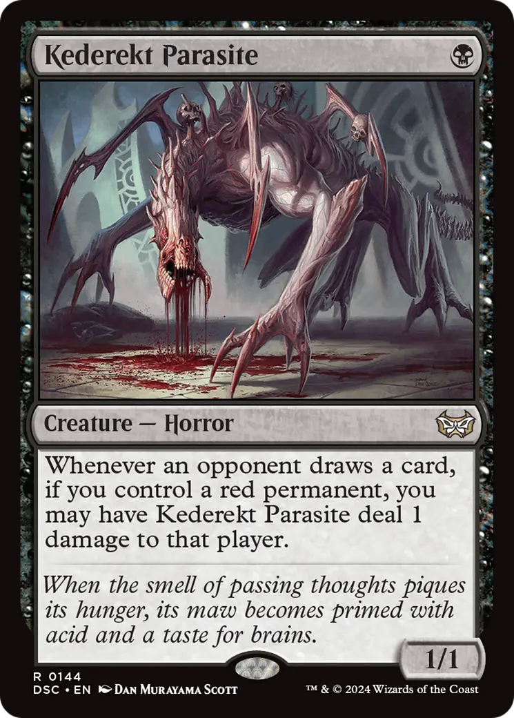 Kederekt Parasite [Duskmourn: House Of Horror Commander] 1