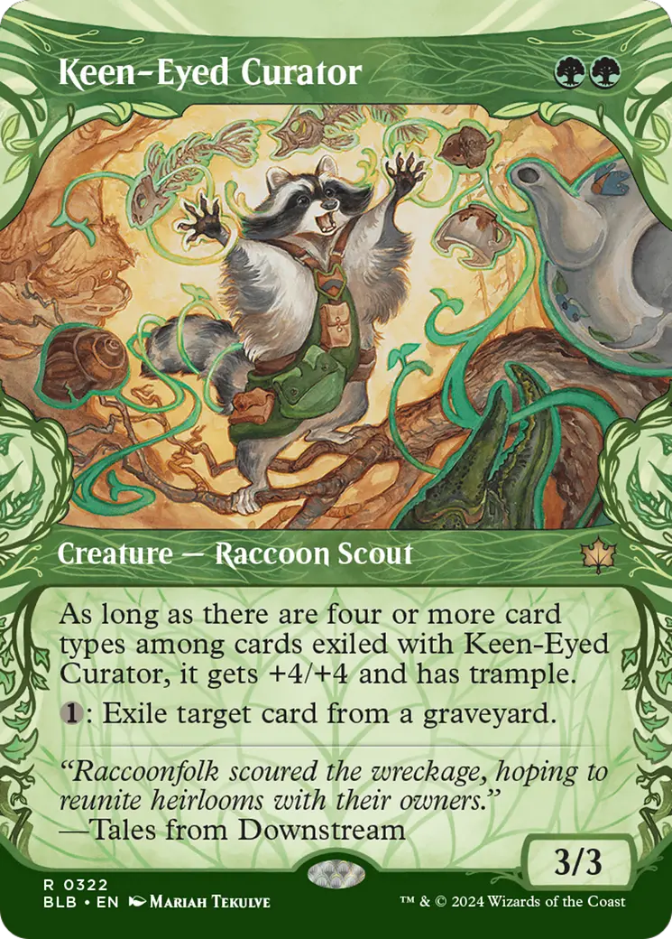 Keen-Eyed Curator (Showcase) [Bloomburrow] 1