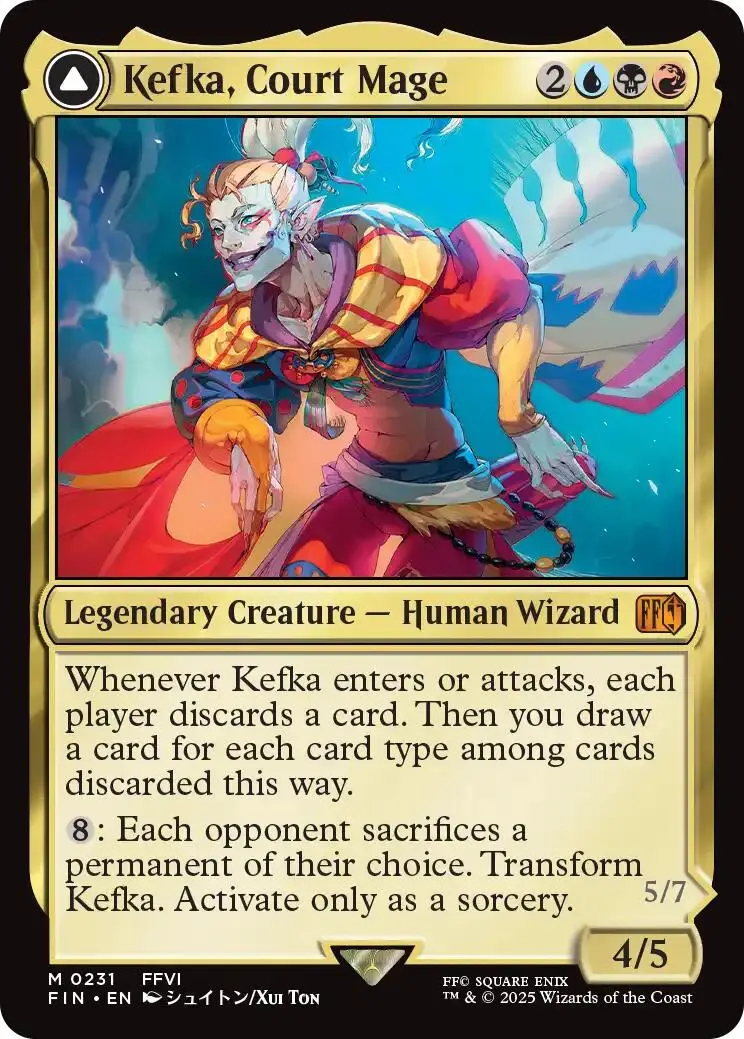 Kefka, Court Mage // Kefka, Ruler Of Ruin [Final Fantasy] 1