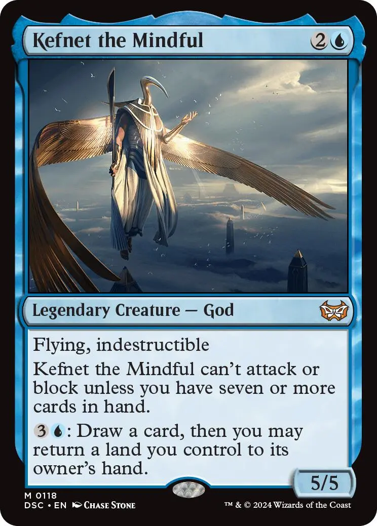 Kefnet The Mindful [Duskmourn: House Of Horror Commander] 1
