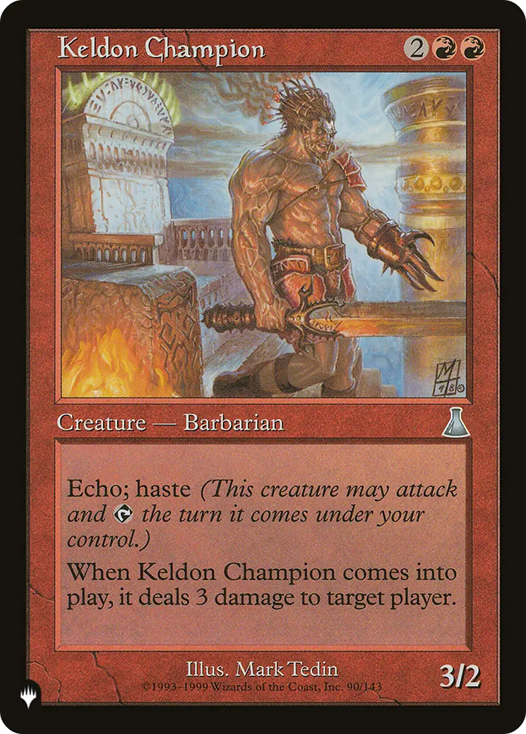Keldon Champion [The List] 1