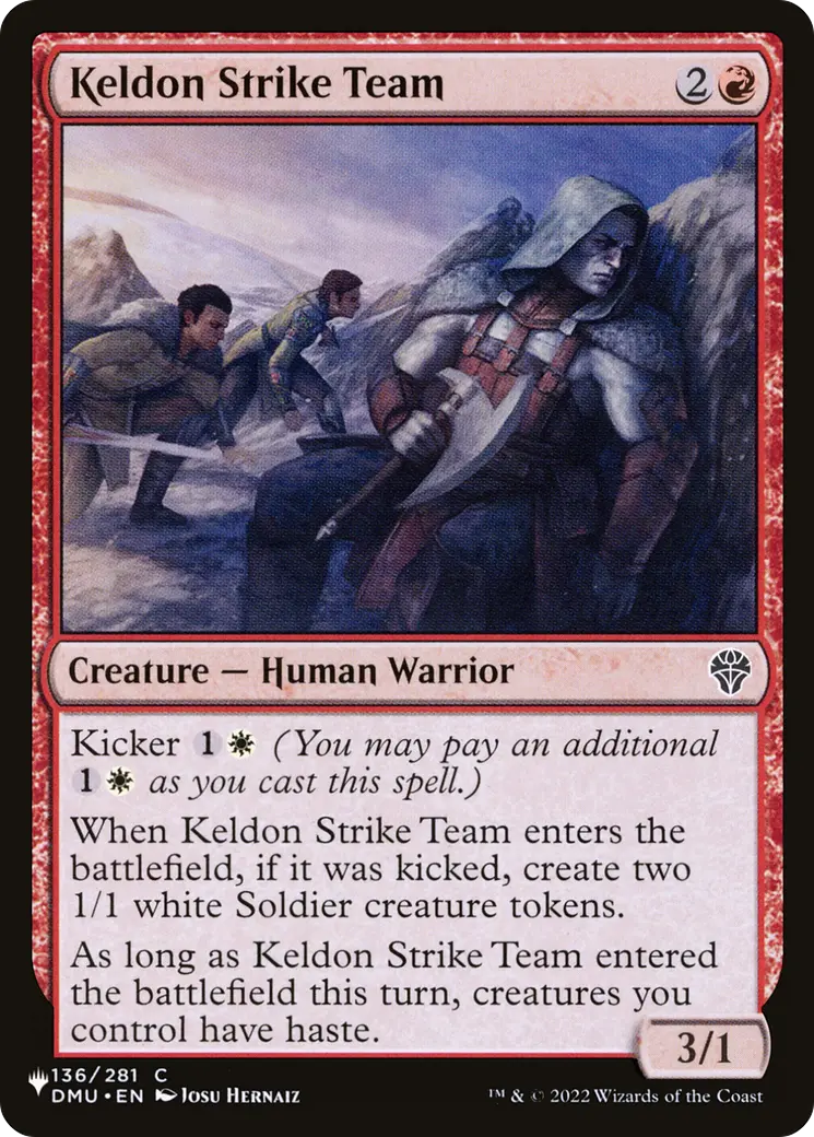Keldon Strike Team [The List] 1
