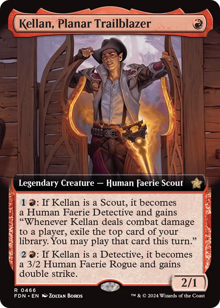 Kellan, Planar Trailblazer (Extended Art) [Foundations] 1