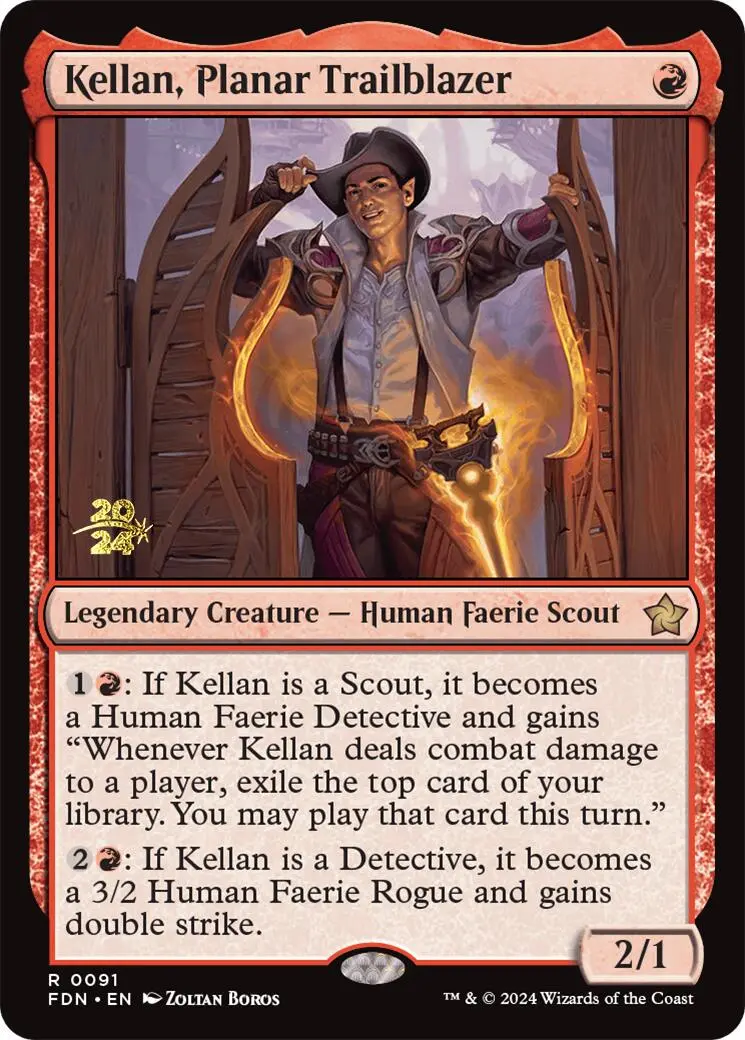 Kellan, Planar Trailblazer [Foundations Prerelease Promos] 1