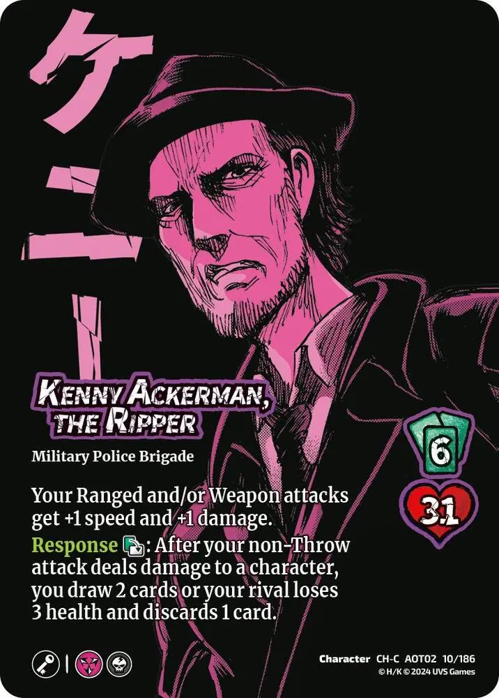 Kenny Ackerman, The Ripper - Attack On Titan: Origins Of Power (Aot02) 1