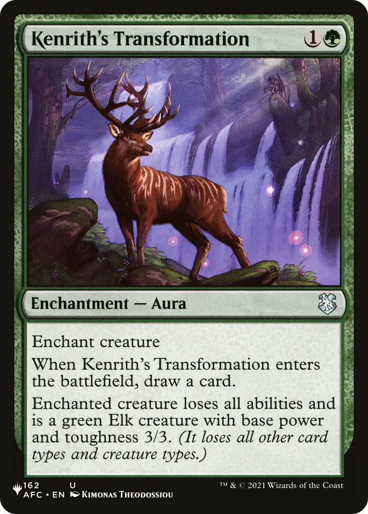 Kenrith's Transformation [The List] 1