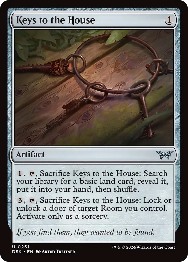 Keys To The House [Duskmourn: House Of Horror] 1