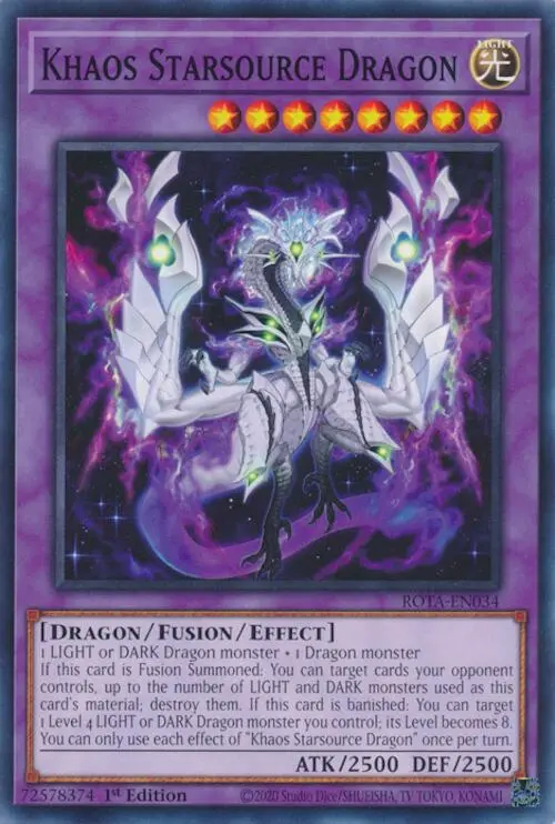 Khaos Starsource Dragon [Rota-En034] Common 1