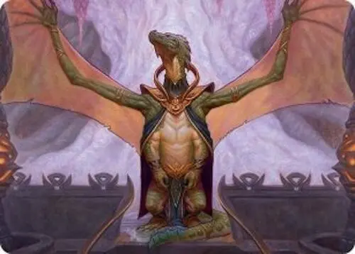 Kheru Goldkeeper Art Card (36/54) [Tarkir: Dragonstorm Art Series] 1
