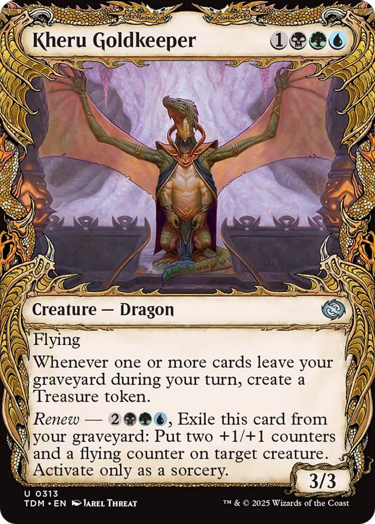 Kheru Goldkeeper (Showcase) [Tarkir: Dragonstorm] 1