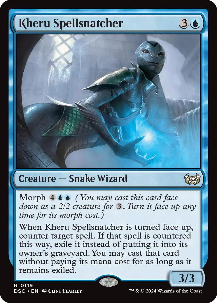 Kheru Spellsnatcher [Duskmourn: House Of Horror Commander] 1