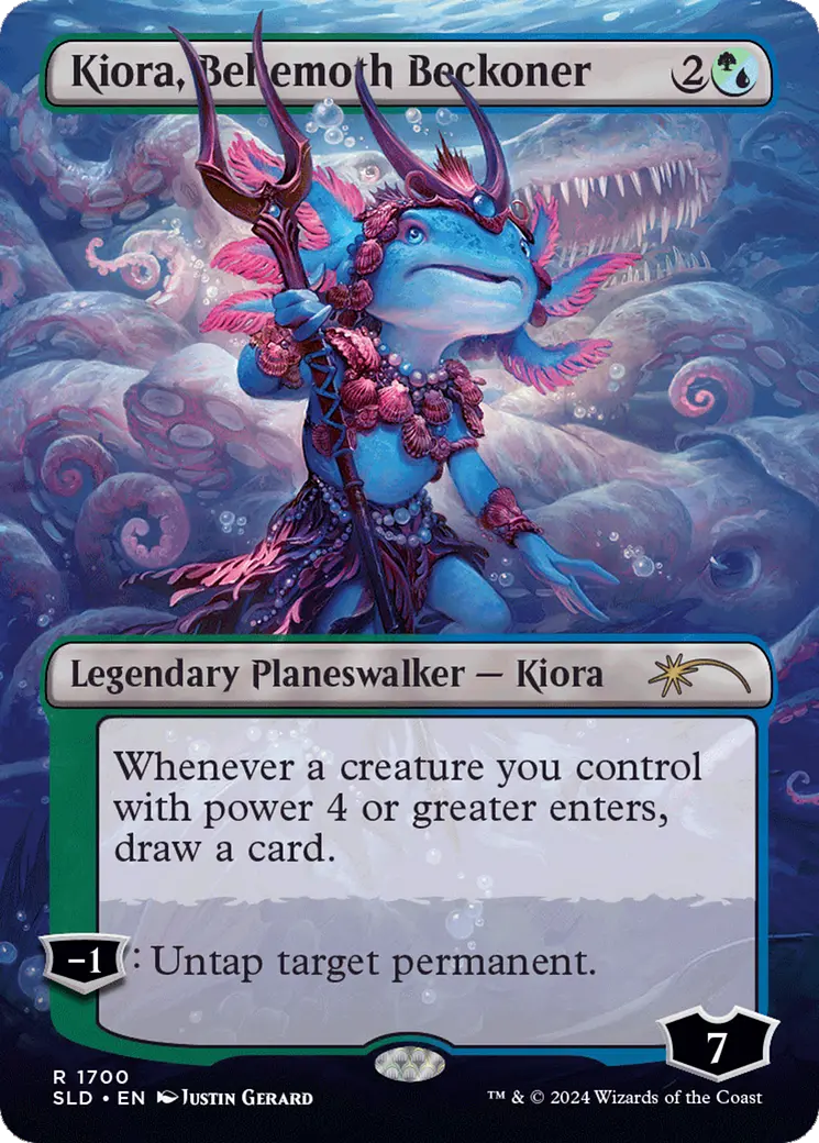 Kiora, Behemoth Beckoner (Rainbow Foil) [Secret Lair Drop Series] 1