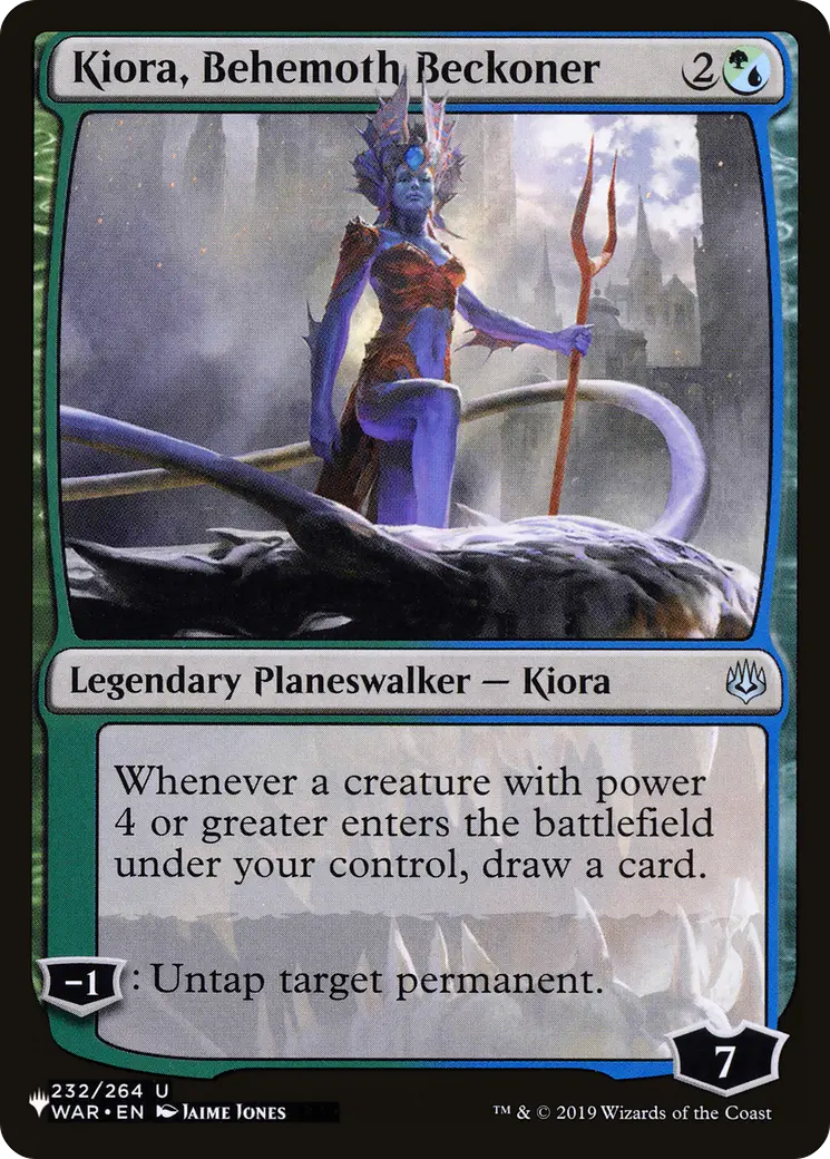 Kiora, Behemoth Beckoner [The List] 1