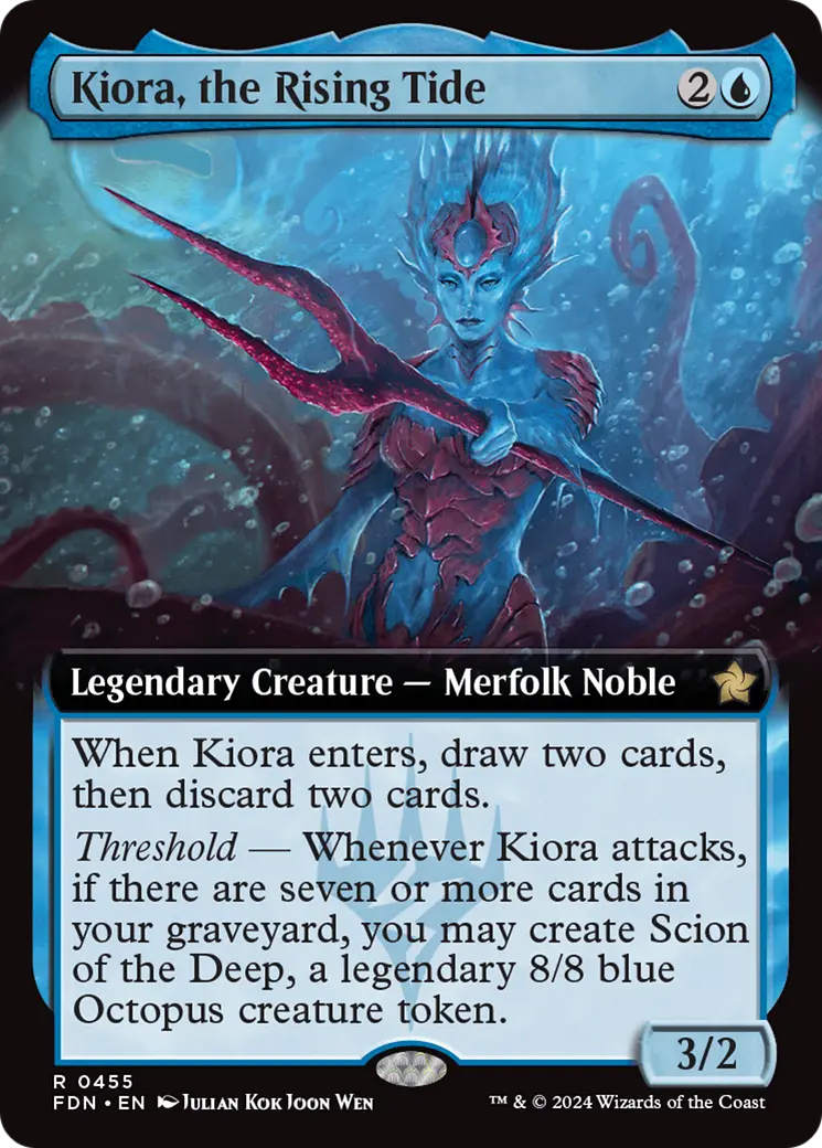 Kiora, The Rising Tide (Extended Art) [Foundations] 1
