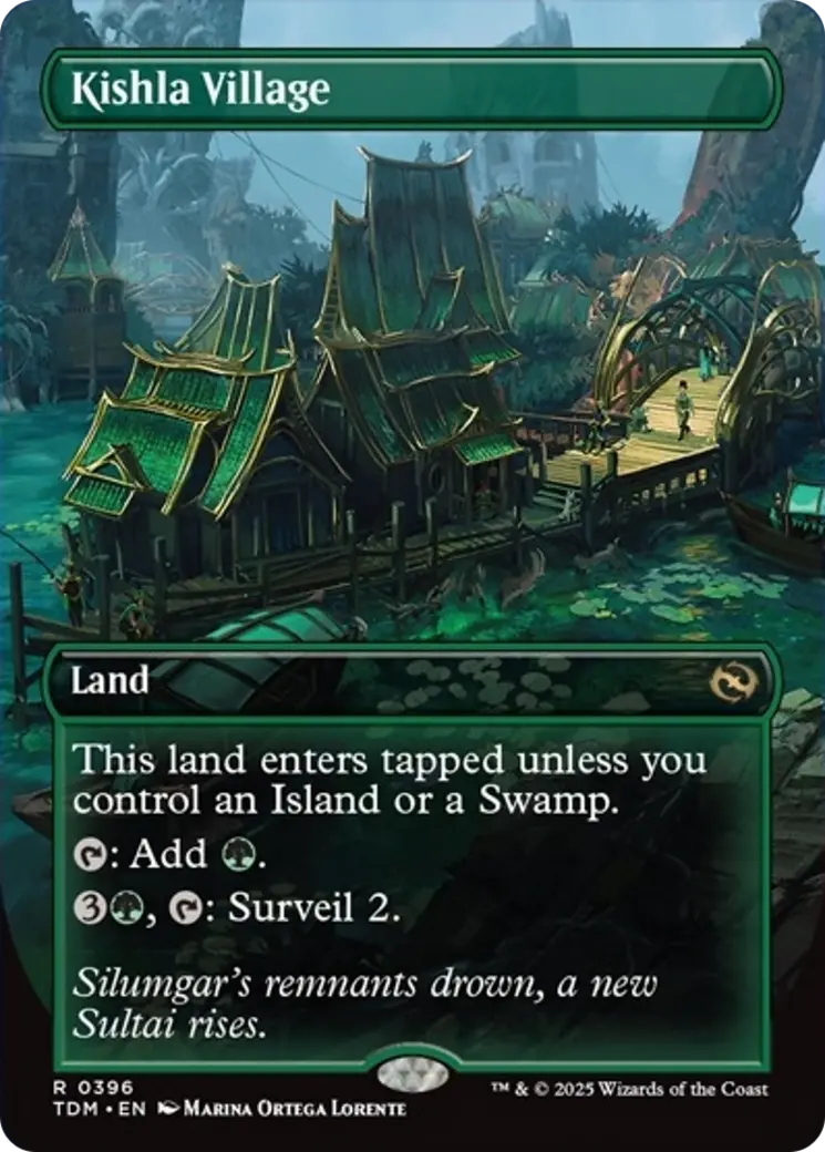 Kishla Village (Borderless) [Tarkir: Dragonstorm] 1