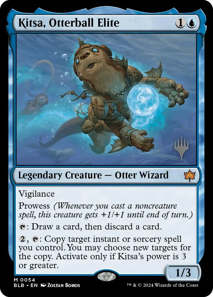 Kitsa, Otterball Elite (Promo Pack) [Bloomburrow Promos] 1