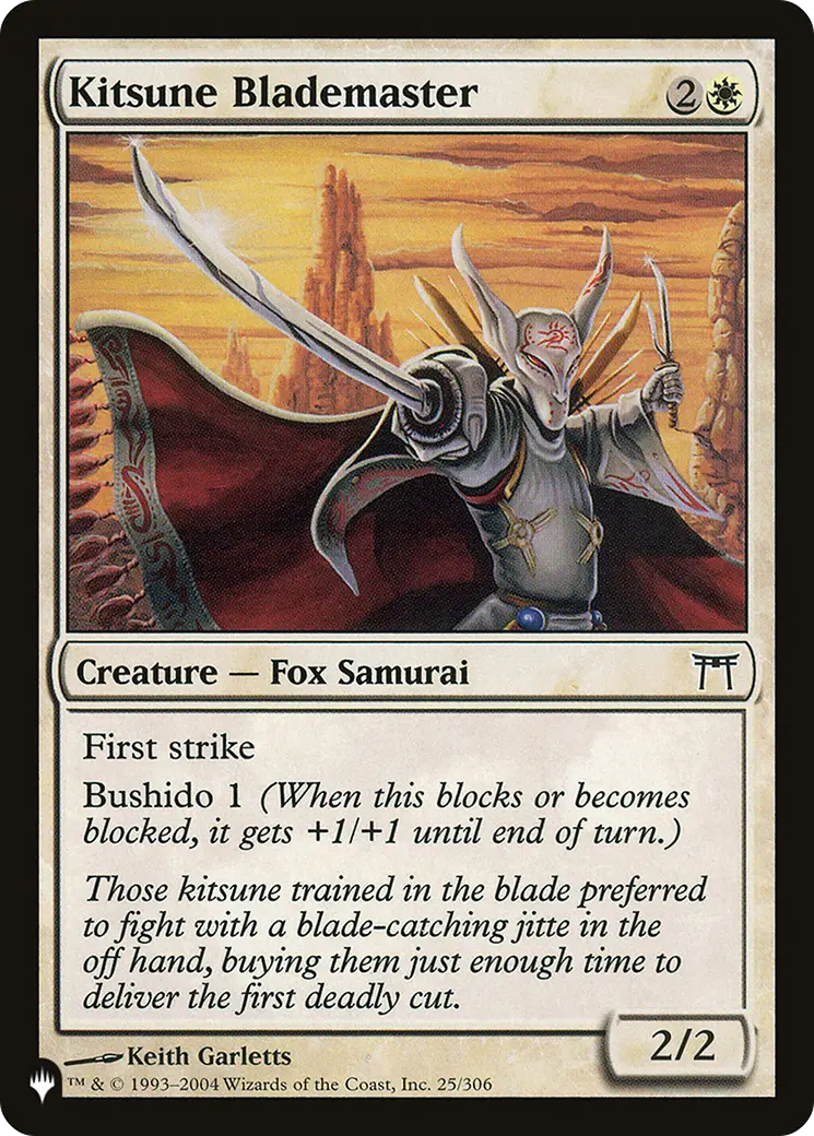 Kitsune Blademaster [The List] 1