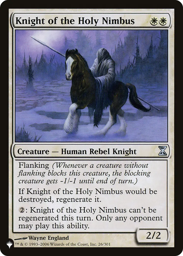 Knight Of The Holy Nimbus [The List] 1