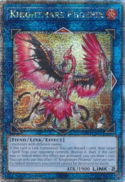 Knightmare Phoenix (Quarter Century Secret Rare) [Ra03-En042] Quarter Century Secret Rare 1