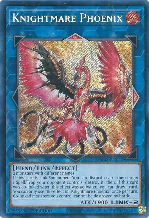 Knightmare Phoenix (Secret Rare) [Ra03-En042] Secret Rare 1