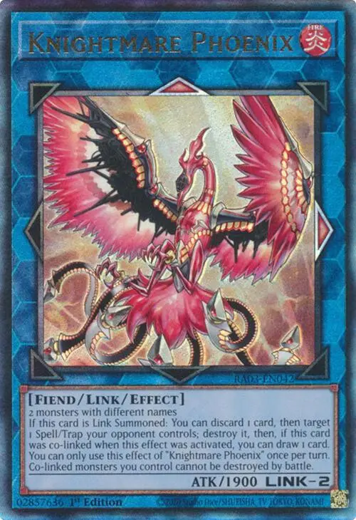 Knightmare Phoenix (Utr) [Ra03-En042] Prismatic Ultimate Rare 1