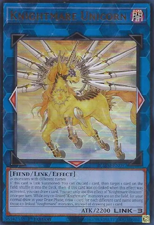 Knightmare Unicorn [Blmm-En092] Ultra Rare 1