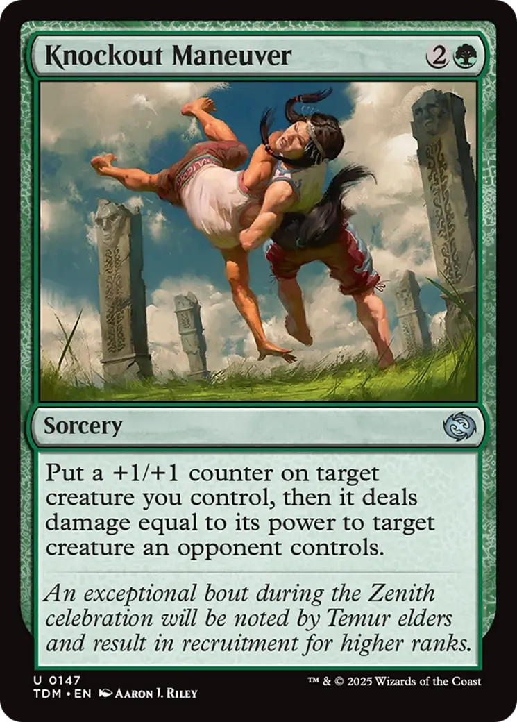 Knockout Maneuver [Tarkir: Dragonstorm] 1
