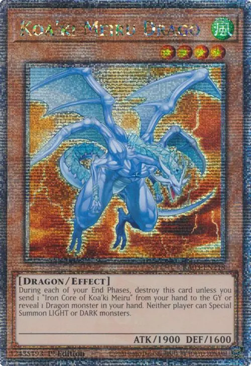 Koa'ki Meiru Drago (Quarter Century Secret Rare) [Ra03-En218] Quarter Century Secret Rare 1