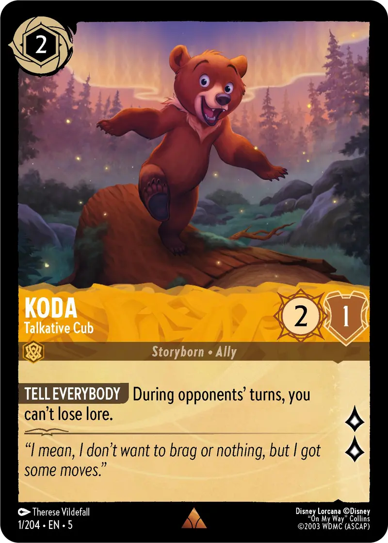 Koda - Talkative Cub (1/204) [Shimmering Skies] 1