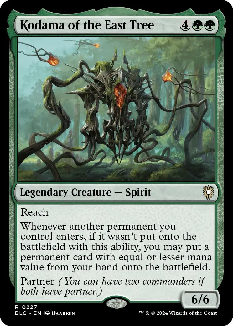 Kodama Of The East Tree [Bloomburrow Commander] 1