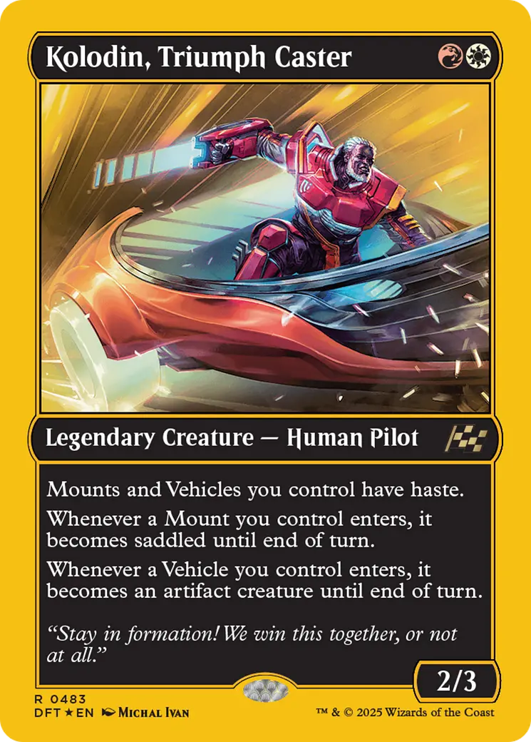 Kolodin, Triumph Caster (First-Place Foil) [Aetherdrift] 1